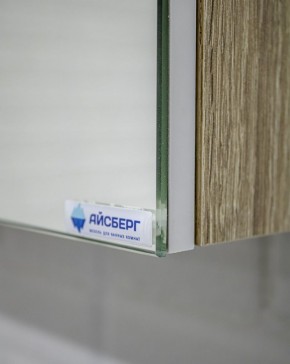 Шкаф-зеркало Мечта 60 Дуб сонома АЙСБЕРГ (DM2319HZ) в Кудымкаре - kudymkar.mebel-74.com | фото