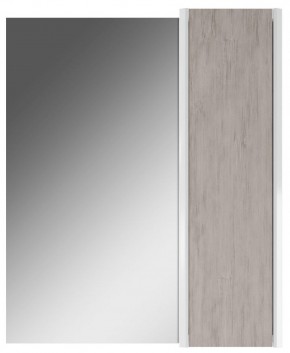 Шкаф-зеркало Uno 60 Дуб серый левый/правый Домино (DU1503HZ) в Кудымкаре - kudymkar.mebel-74.com | фото