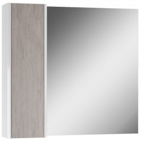 Шкаф-зеркало Uno 80 Дуб серый левый/правый Домино (DU1504HZ) в Кудымкаре - kudymkar.mebel-74.com | фото