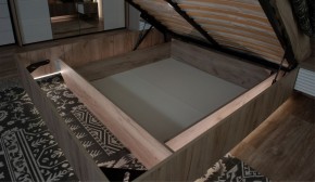 Спальня Джулия Кровать 160 МИ с подъемным механизмом Дуб крафт серый в Кудымкаре - kudymkar.mebel-74.com | фото