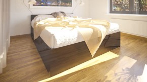Стандарт Кровать 1600, цвет венге, ШхГхВ 163,5х203,5х70 см., сп.м. 1600х2000 мм., без матраса, основание есть в Кудымкаре - kudymkar.mebel-74.com | фото