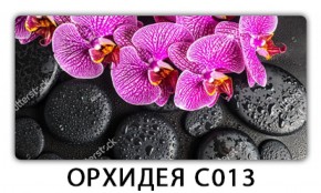 Стол раздвижной Трилогия с фотопечатью Орхидея C012 в Кудымкаре - kudymkar.mebel-74.com | фото