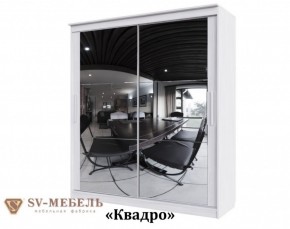 Зеркало «Квадро» (на одну створку) для Шкафа-купе №19 Серия 3 (1700) в Кудымкаре - kudymkar.mebel-74.com | фото